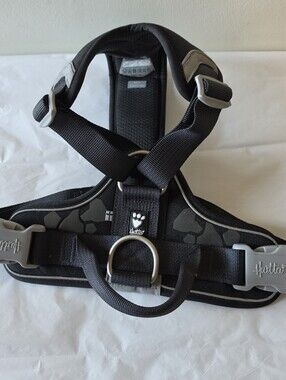 Hurtta Weekend Warrior Black Padded Dog Harness 60-80 cm 24-32 inch NWOT